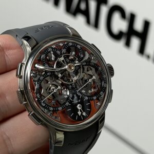 MB&F Legacy Machine Perpetual EVO Skeleton Red Dial